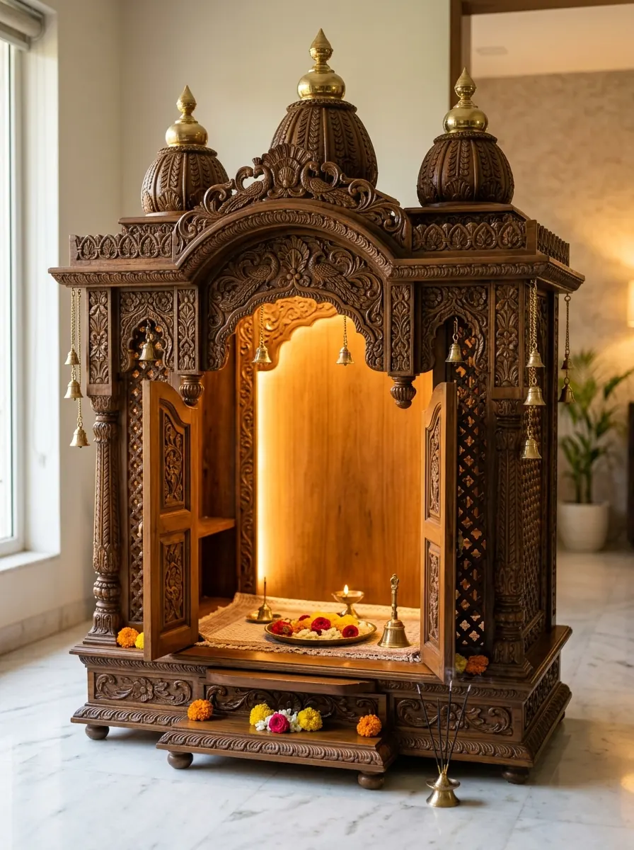 Sanctify your home with handcrafted temples